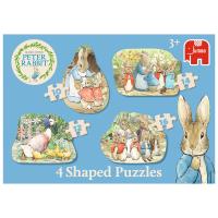 Peter Rabbit 4 in 1 Shaped Jigsaw Puzzles Extra Image 1 Preview